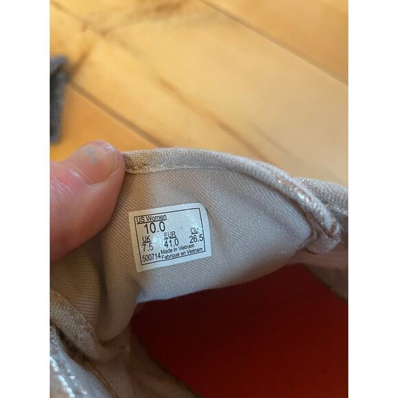 VANS Off The Wall Golden Metallic Palm Tree Sneakers - Size 10. womens - Picture 5 of 5